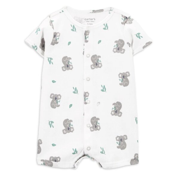 Carter's Child of Mine Baby Boy Romper, One-Piece, Koala Bear, Size 12m & 18m - Picture 1 of 6